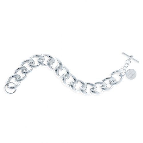 BRACCIALE IN BRONZO ARGENTATO - UNOAERRE - Simmi gioiellerie -Bracciale