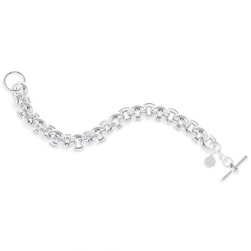 BRACCIALE IN BRONZO ARGENTATO - UNOAERRE - Simmi gioiellerie -Bracciale