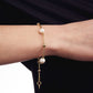 Bracciale in bronzo dorato e perle naturali - 2064 - Simmi Gioiellerie -Bracciali