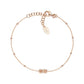 Bracciale Infinito Godronato Rosè Amen - BRGOINR3 - Simmi gioiellerie -Bracciale