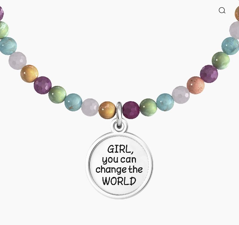 Bracciale Kidult - Bracciale donna con pietre multicolor e ciondolo stella GIRL - 732163 - Simmi Gioiellerie -Bracciali