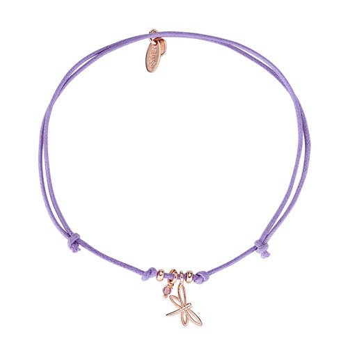 Bracciale Libellula Cordino Cerato - BRANCOLIRL - Simmi Gioiellerie -Bracciali