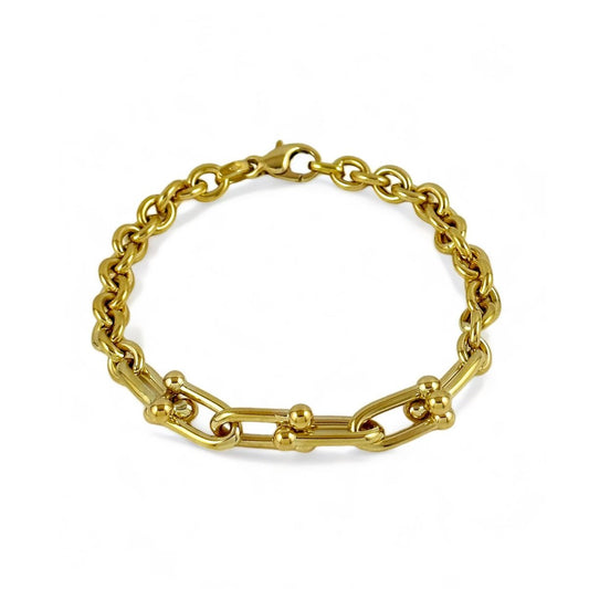 Bracciale maglia piccola in oro - Simmi Gioiellerie -Bracciali