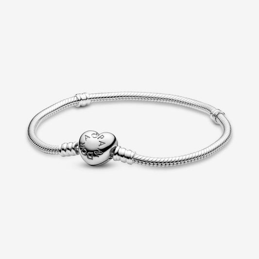 Bracciale Pandora Moments Con Chiusura a Cuore - 590719 - Simmi gioiellerie -Bracciale