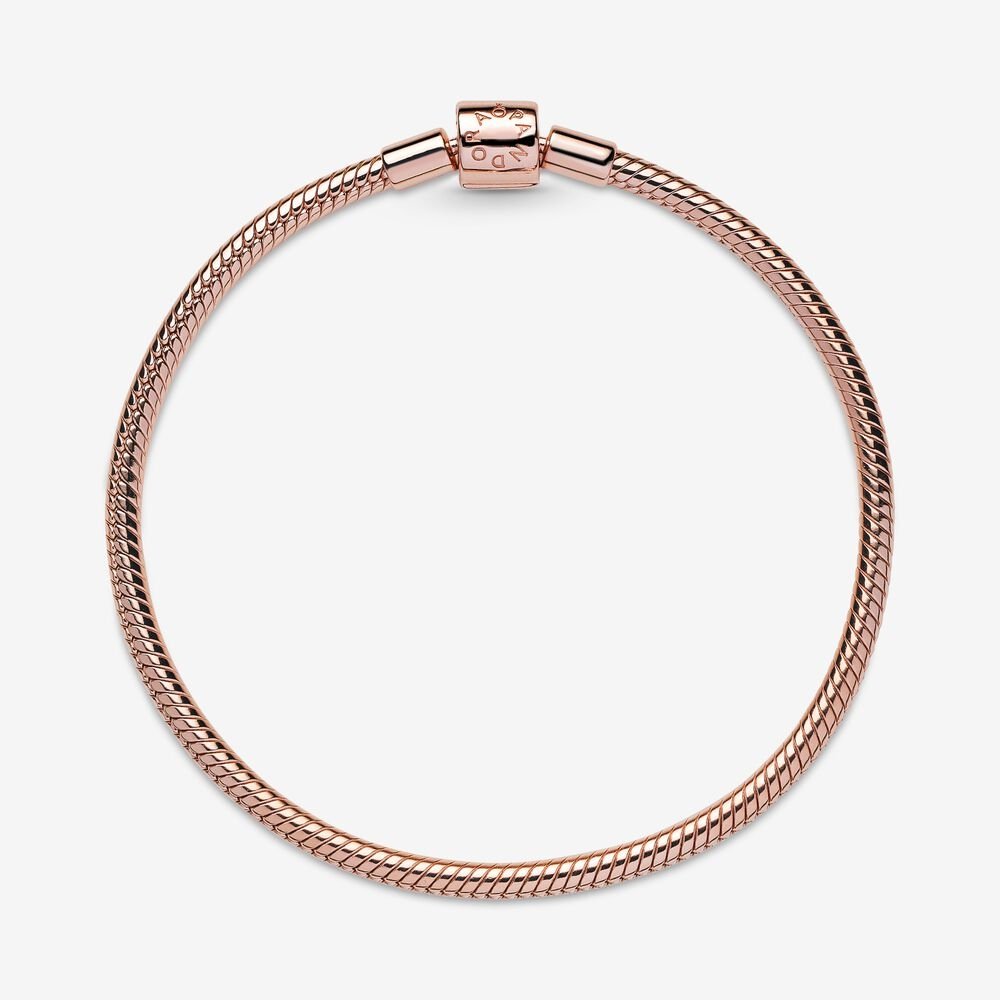 Bracciale Pandora Moments con maglia snake e chiusura a barile - 588781COO - Simmi gioiellerie -Bracciale