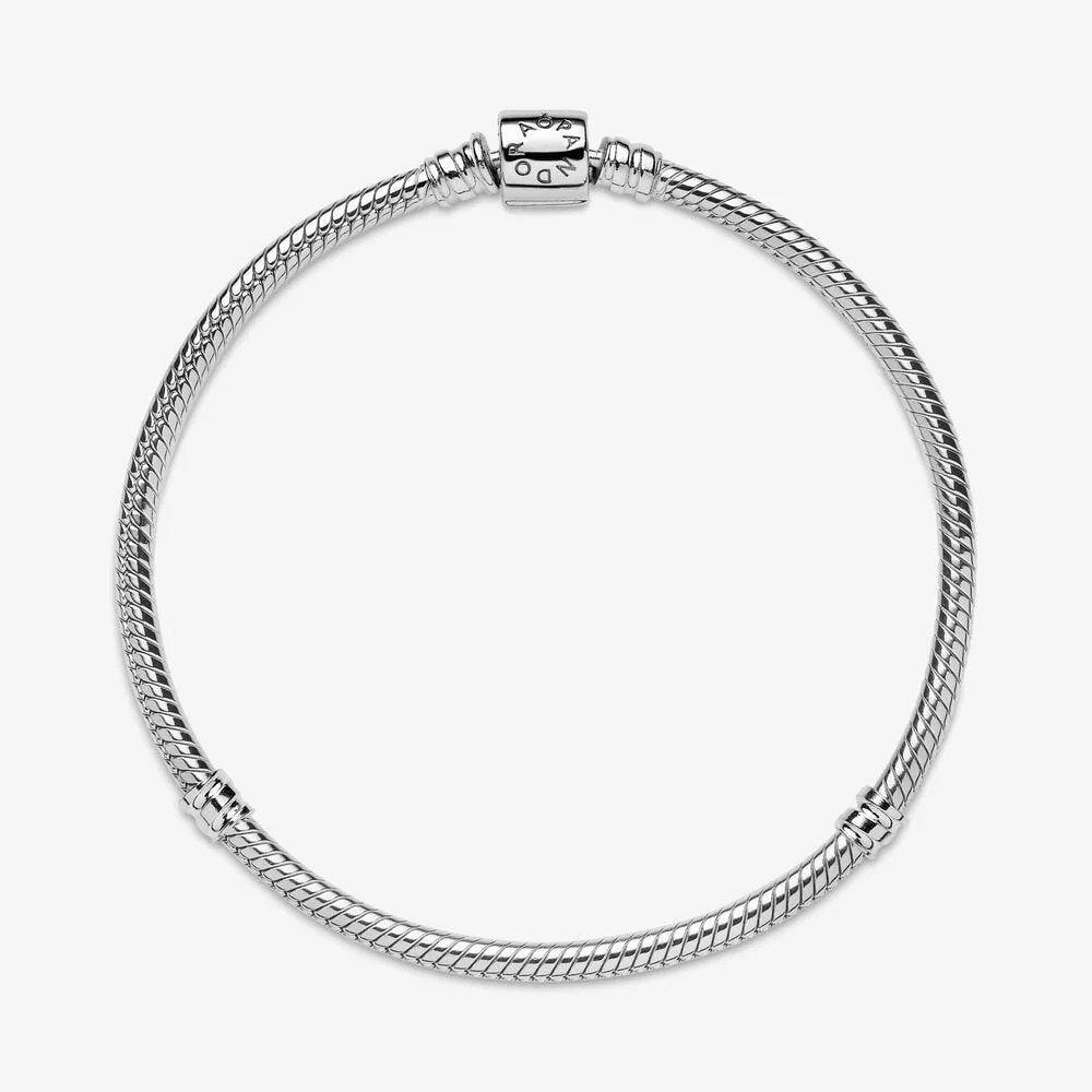 Bracciale Pandora Moments con maglia snake e chiusura a barile - 598816COO - Simmi gioiellerie -Bracciale