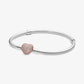 Bracciale Pandora Moments con maglia snake e chiusura con cuore e pavé - 586292CZ - Simmi gioiellerie -Bracciale