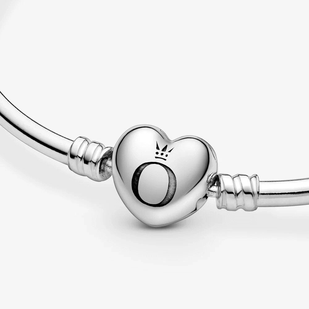 Bracciale Pandora Moments rigido con chiusura a cuore - 596268 - Simmi gioiellerie -Bracciale