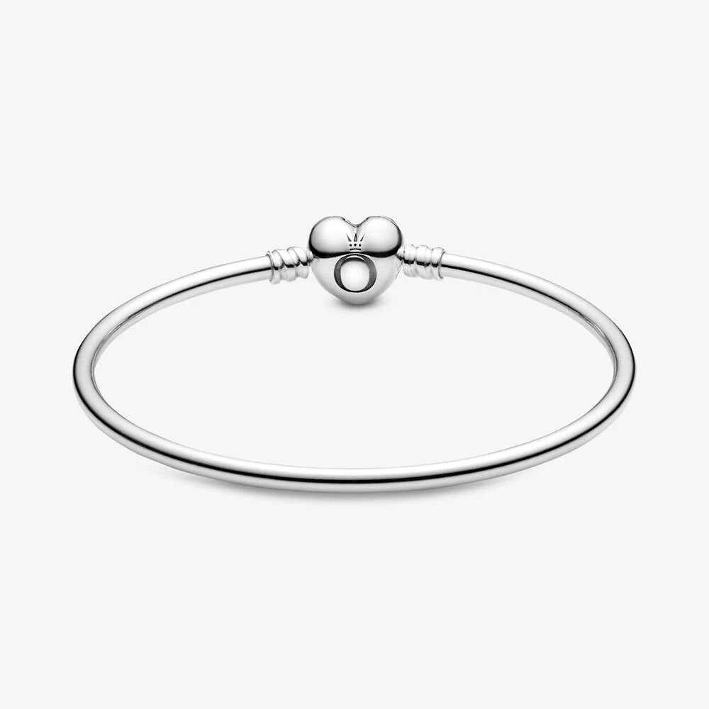 Bracciale Pandora Moments rigido con chiusura a cuore - 596268 - Simmi gioiellerie -Bracciale