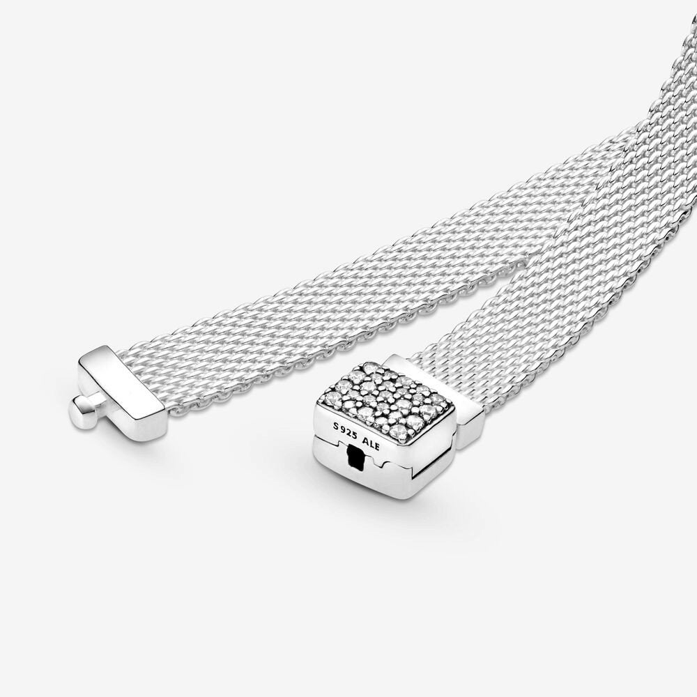 Bracciale Pandora Reflexions con chiusura scintillante - 599166C01 - Simmi Gioiellerie -Bracciali