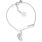 BRACCIALE PIEDINO ROSAE TARGA ARGENTO - BPIEBR2 - Simmi gioiellerie -Bracciale