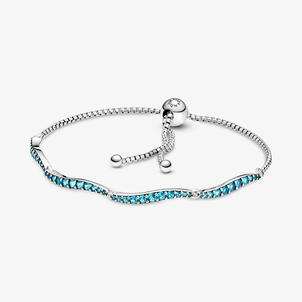 Bracciale regolabile Onde blu - 599436C01 - Simmi Gioiellerie -Bracciali