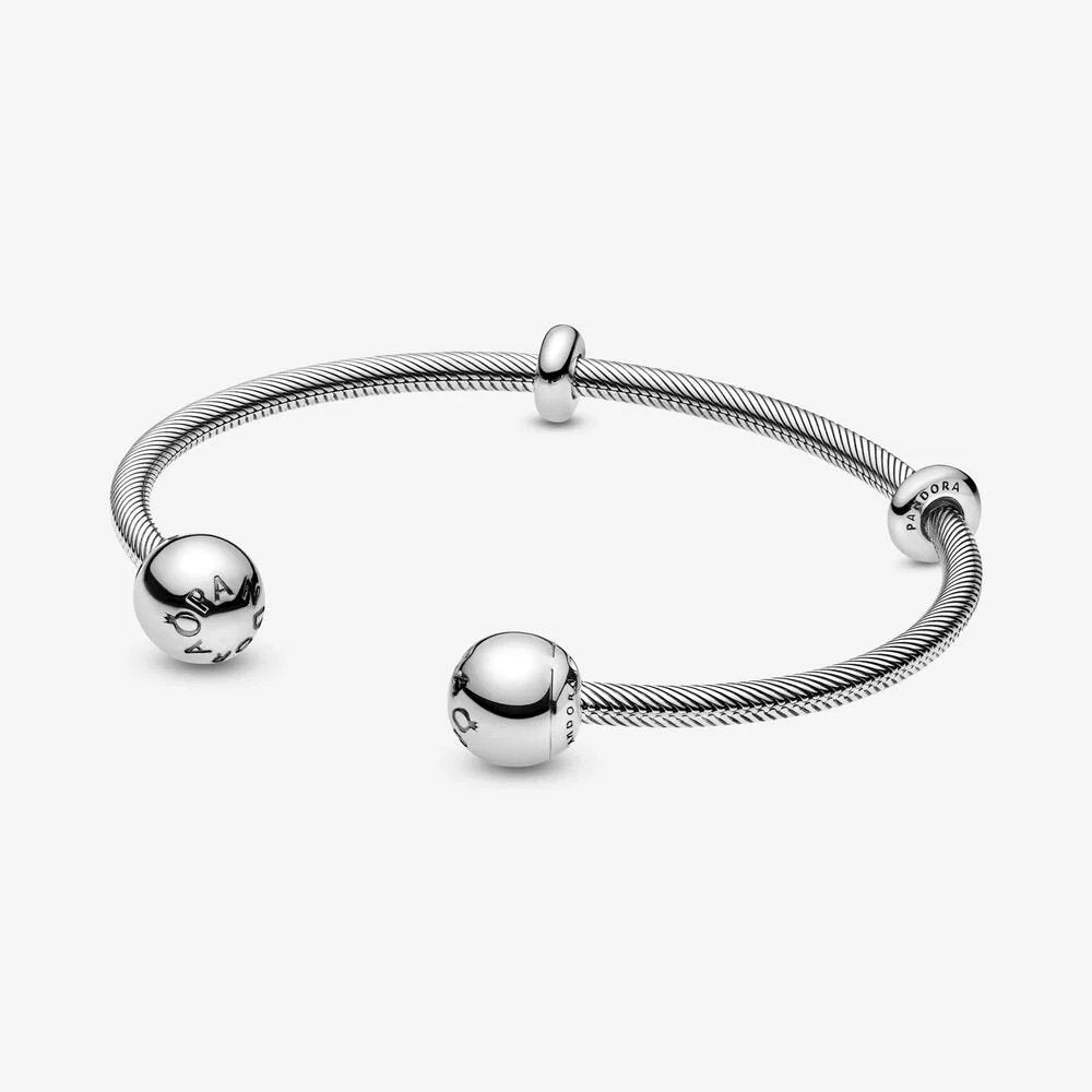 Bracciale Rigido Aperto Maglia Snake Pandora Moments - 598291 - Simmi gioiellerie -Bracciale