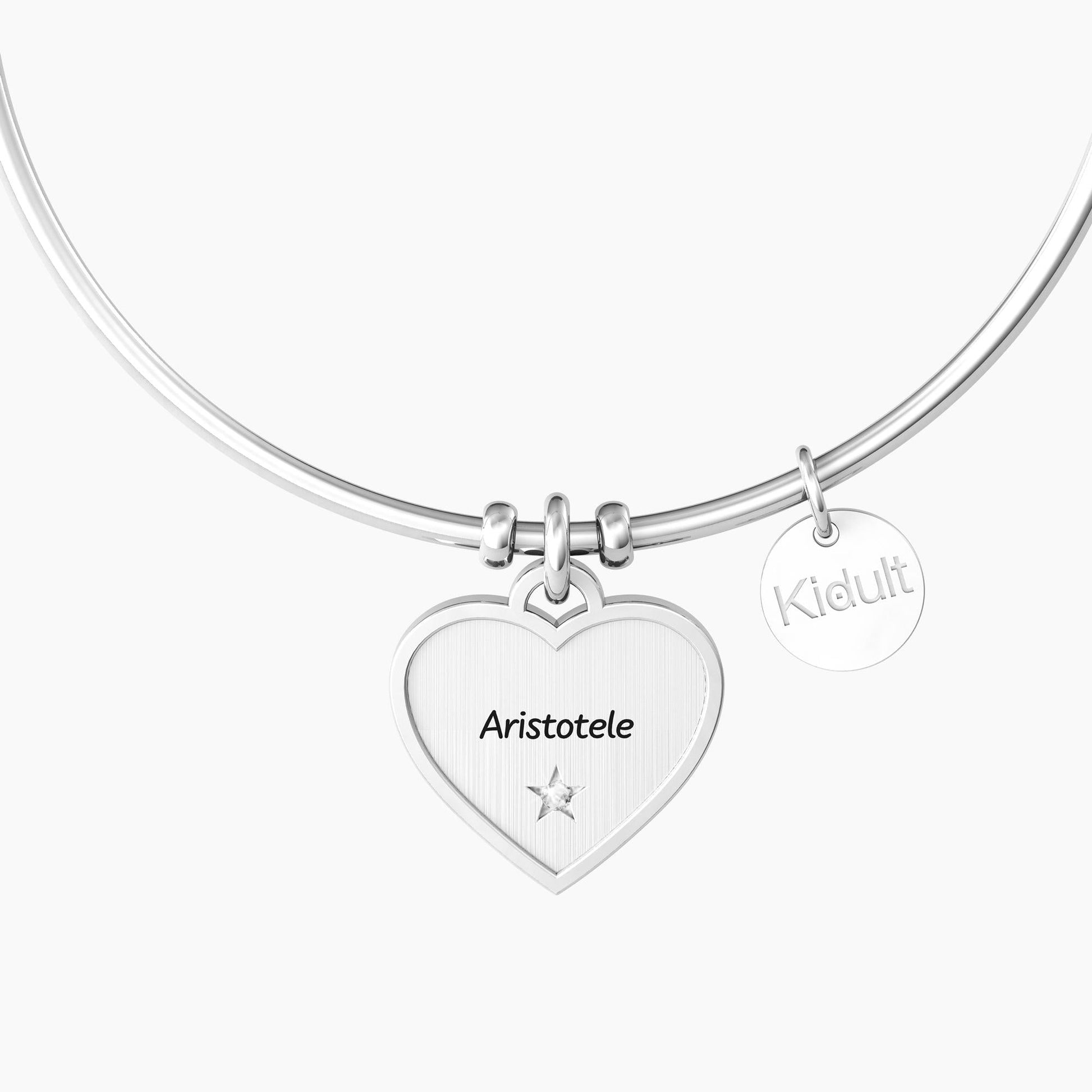 Bracciale rigido donna con ciondolo amicizia - 732155 - Simmi Gioiellerie -Bracciali