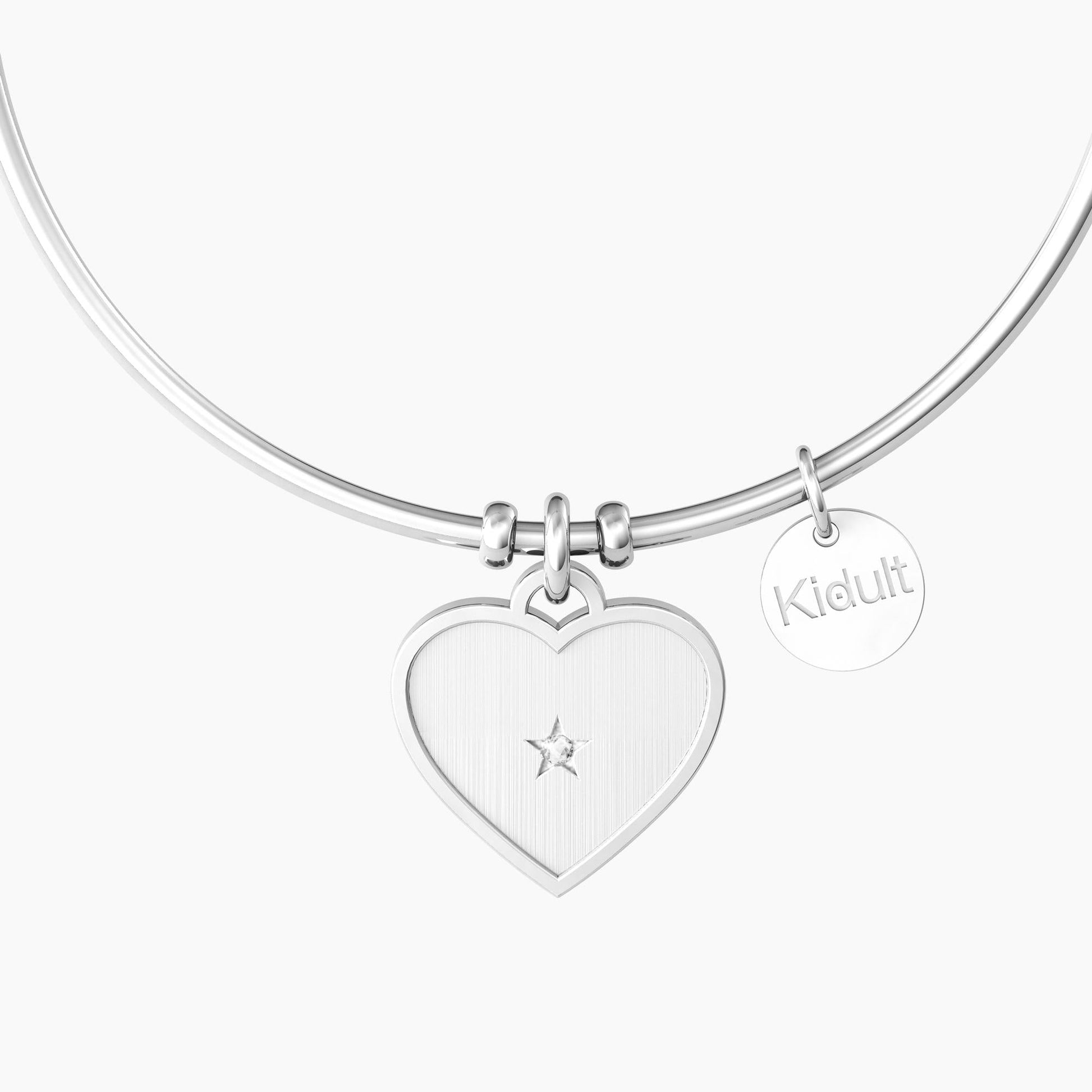 Bracciale rigido donna con cuore inciso - CUORE | L’AMORE INSEGNA - 732142 - Simmi Gioiellerie -Bracciali