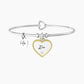 Bracciale rigido zia con ciondolo cuore - CUORE | ZIA TI VOGLIO BENE - 732228 - Simmi Gioiellerie -Bracciali