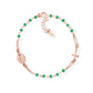 Bracciale Rosario Cristalli Verde Acqua - BRO25RM3 - Simmi Gioiellerie -Bracciali