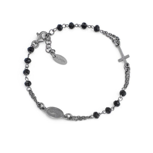 Bracciale Rosario Cristalli - BRONN3 - Simmi gioiellerie -Bracciale