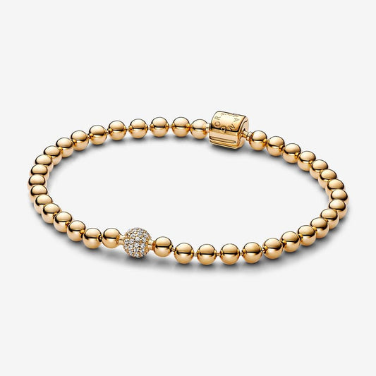 Bracciale Sfere e Pavè - 568342C01 - Simmi Gioiellerie -Bracciali