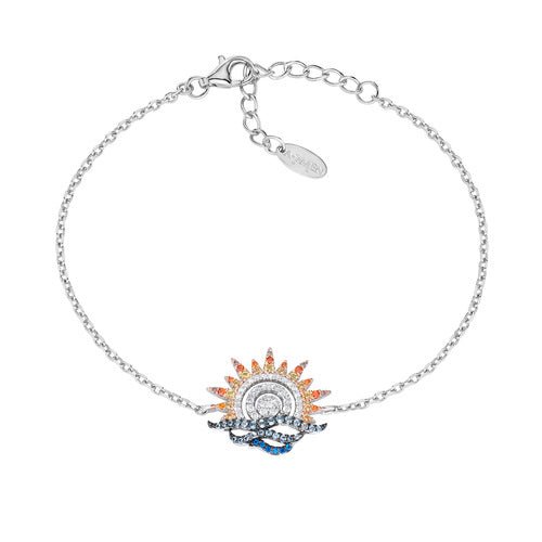 Bracciale Sole Mare Zirconi - BRTRBMZ - Simmi Gioiellerie -Collane