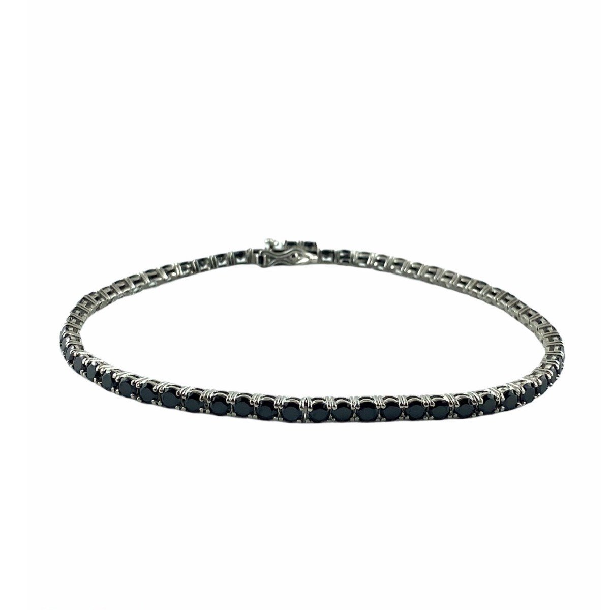 Bracciale Tennis con zirconi neri - Simmi925 - Simmi Gioiellerie -Bracciali