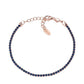 Bracciale Tennis Rosè Zirconi Blu - BTRBL16 - Simmi Gioiellerie -Bracciali