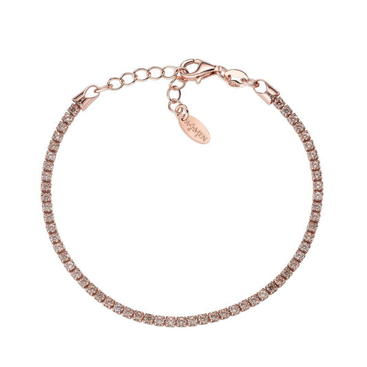 Bracciale Tennis Rosè Zirconi Champagne - BTRCH16 - Simmi Gioiellerie -Bracciali