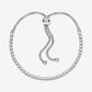 Bracciale tennis scintillante con chiusura regolabile - 599375C01 - Simmi Gioiellerie -Bracciali