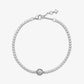 Bracciale tennis scintillante con punto luce - 599416C01 - Simmi Gioiellerie -Bracciali