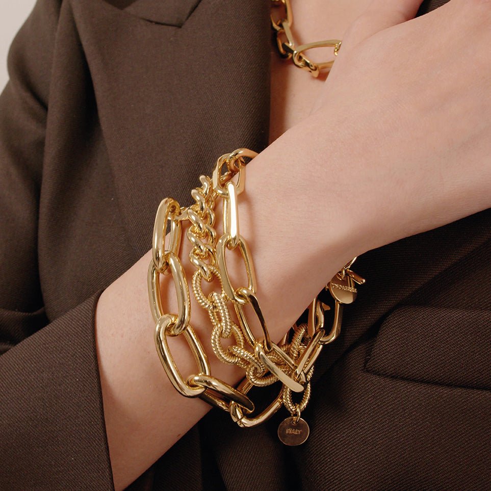 Bracciale Unoaerre catena grumetta e forzatina - 2020 - Simmi Gioiellerie -Bracciali