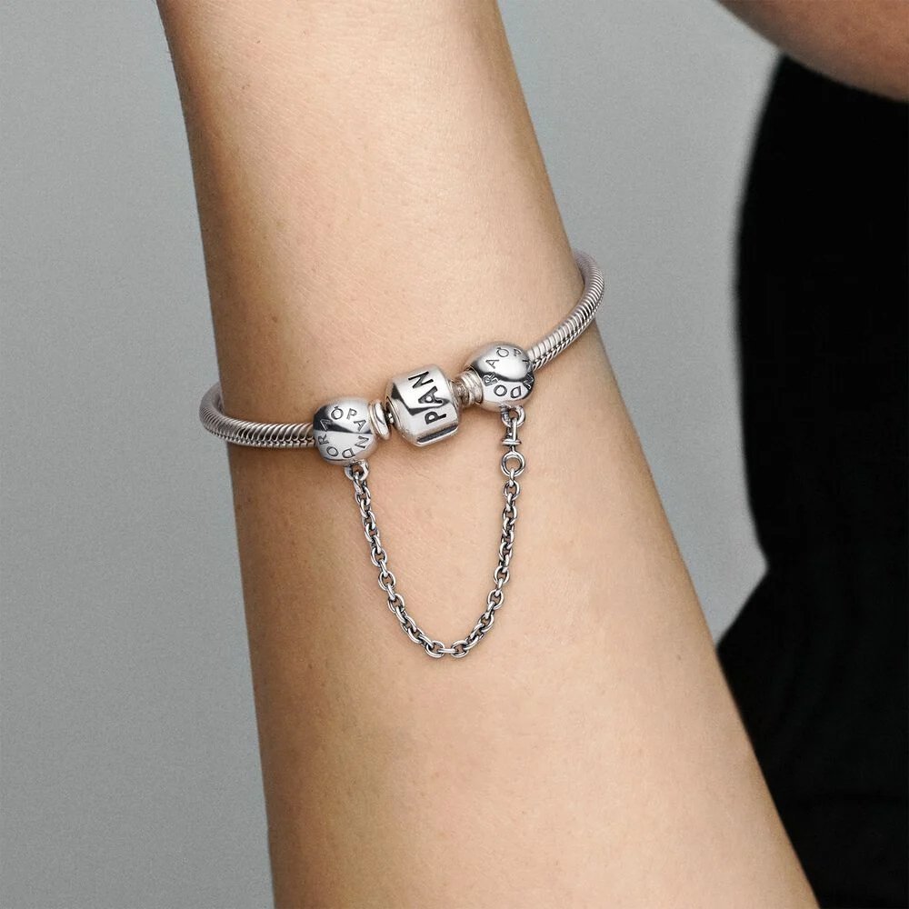 Catena di sicurezza con logo Pandora - 791877 - Simmi Gioiellerie -Catene di sicurezza