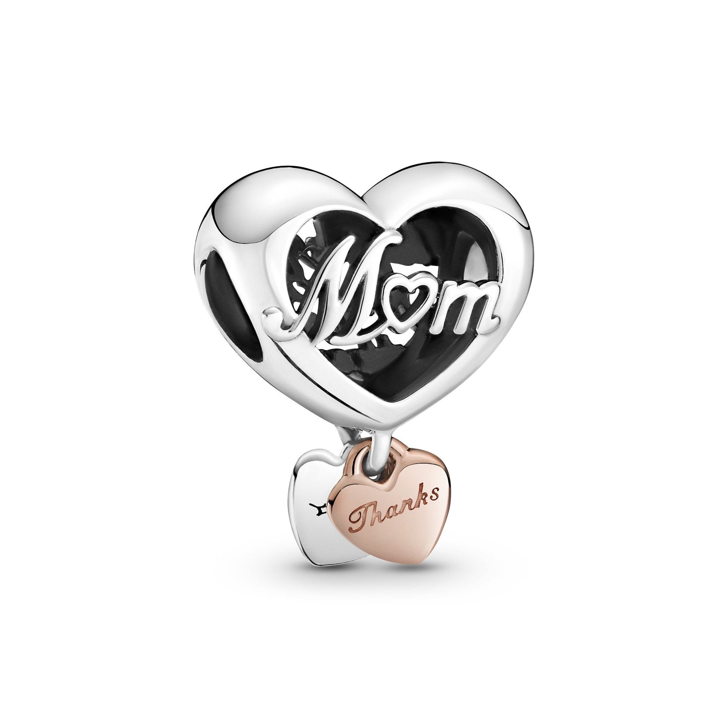 Charm a cuore Thank You Mum - 789372c00 - Simmi Gioiellerie -Charm