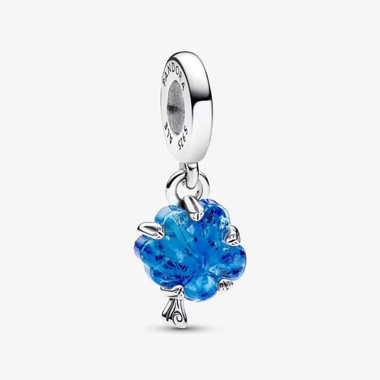 Charm Albero della Vita Vetro di Murano Blu - 792614C01 - Simmi Gioiellerie -Charm