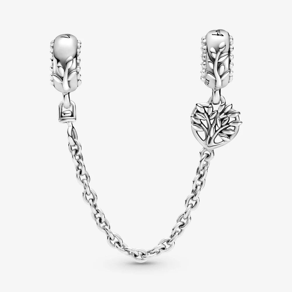 Charm catena di sicurezza Albero della famiglia e cuore - 799293C00 - Simmi Gioiellerie -Catene di sicurezza