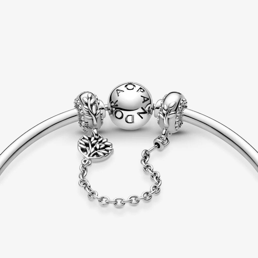 Charm catena di sicurezza Albero della famiglia e cuore - 799293C00 - Simmi Gioiellerie -Catene di sicurezza