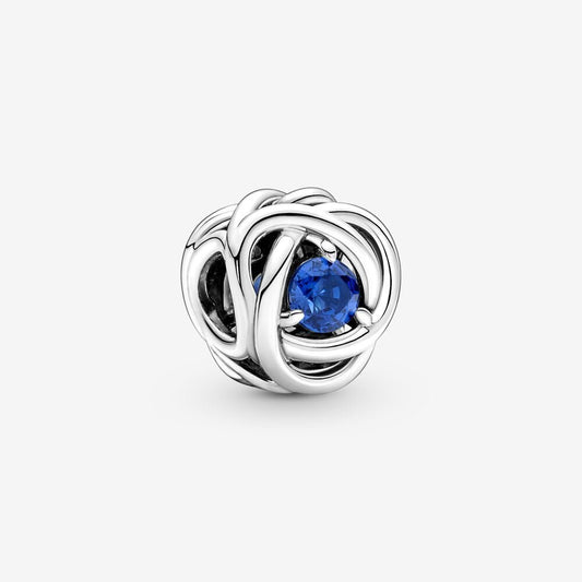 Charm Cerchio Eterno Blu Settembre - 790065C07 - Simmi Gioiellerie -Charm