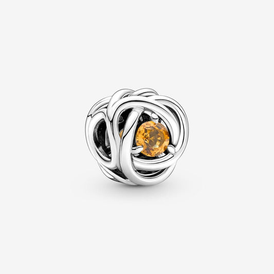 Charm Cerchio Eterno Miele Novembre - 790065C04 - Simmi Gioiellerie -Charm