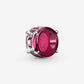 Charm con pietra cabochon ovale fucsia - 799309c01 - Simmi Gioiellerie -Charm
