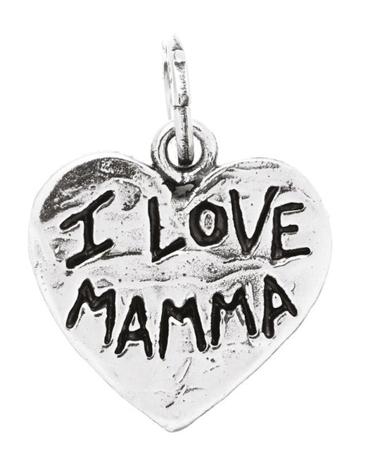 Charm Cuore "I Love Mamma" - 8630 - Simmi Gioiellerie -Charm