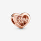 Charm Cuore "Thank You, Mom" - 781451C00 - Simmi Gioiellerie -Charm