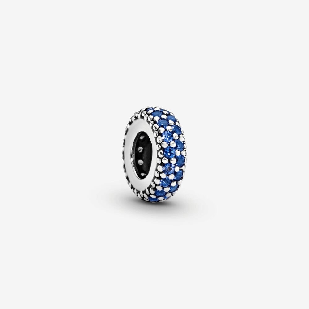Charm distanziatore blu scintillante - 791359NCB - Simmi Gioiellerie -Charm