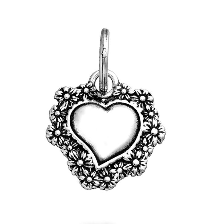 Charm Giovanni Raspini Cuore Votivo Margherite - 11283 - Simmi Gioiellerie -Charm