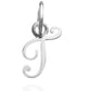 Charm Giovanni Raspini Lettera Juliet T - 10739 - Simmi Gioiellerie -Charm