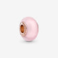 Charm in vetro di Murano rosa opaco - 789421C00 - Simmi Gioiellerie -Charm