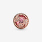 Charm Margherita rosa scintillante - 782055C01 - Simmi Gioiellerie -Charm