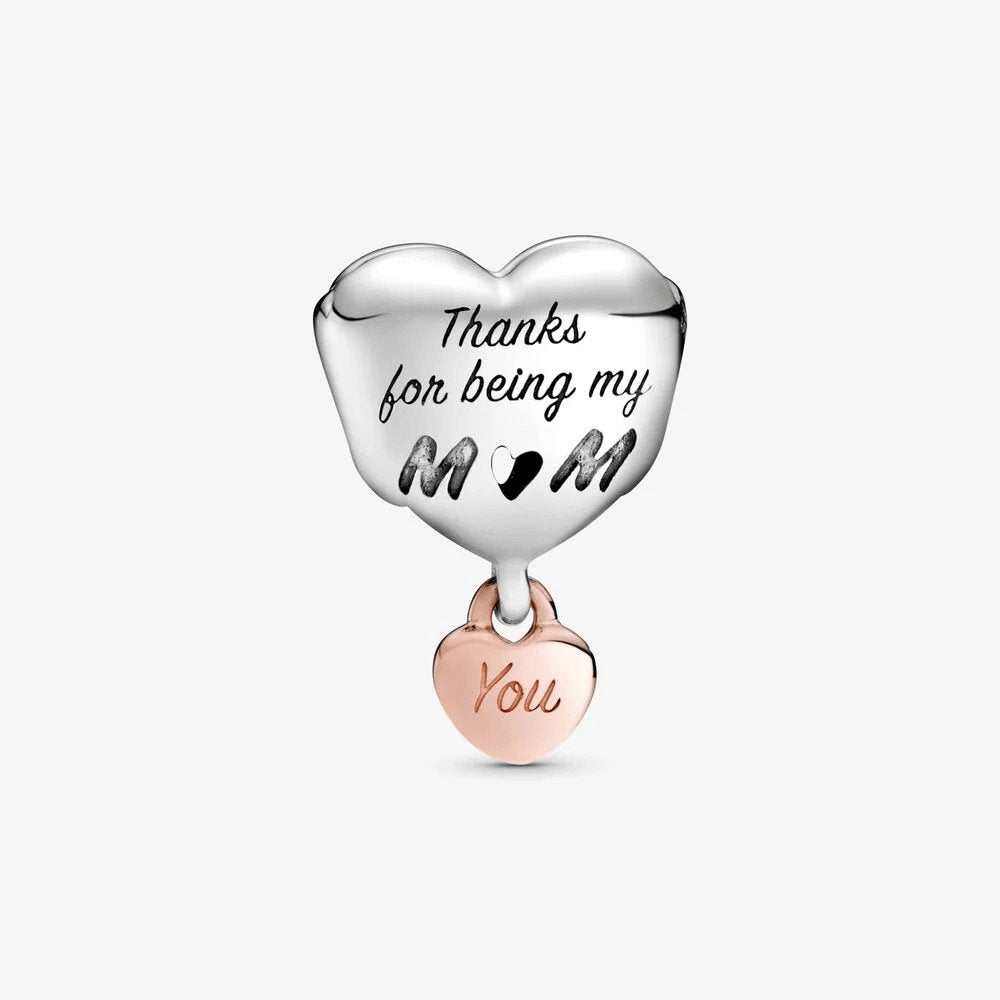 Charm Pandora a cuore Ti Amo Mamma - 788830C00 - Simmi gioiellerie -Charm