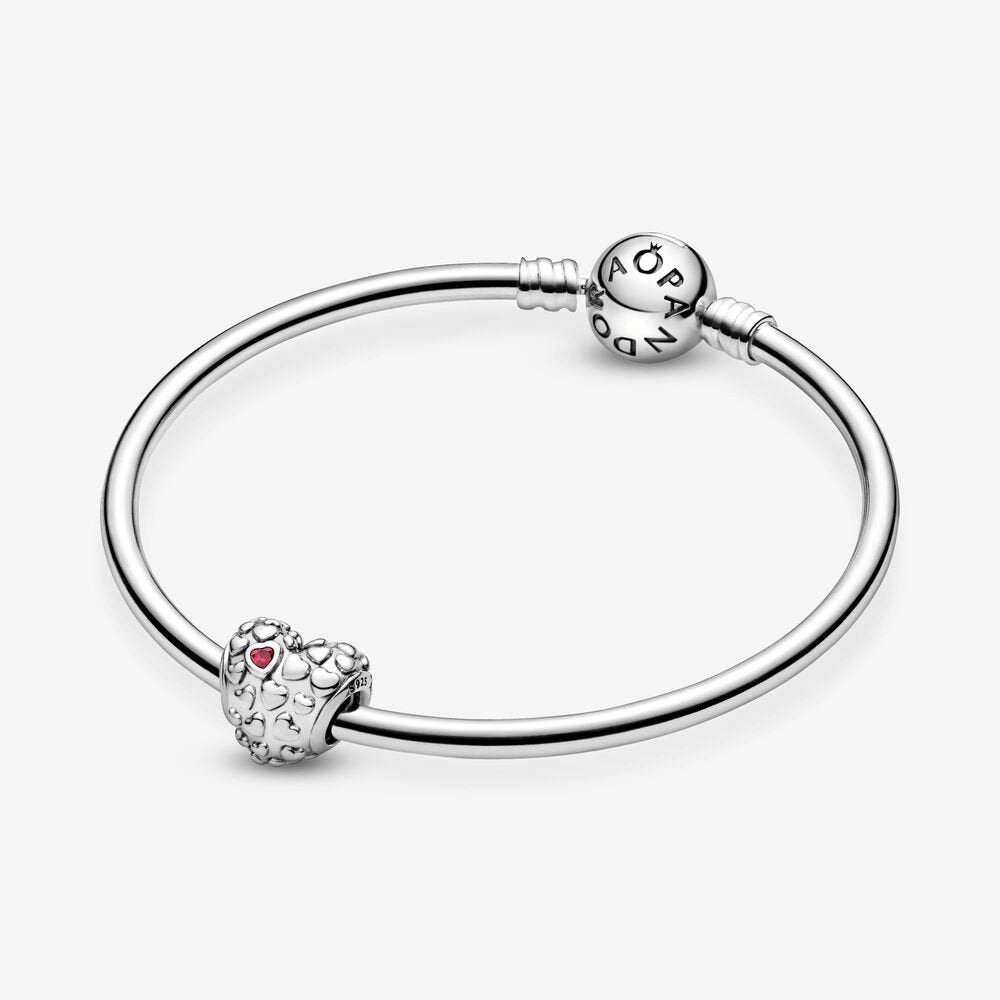 Charm Pandora a cuore Una Mamma su un Milione - 797781CZR - Simmi gioiellerie -Charm
