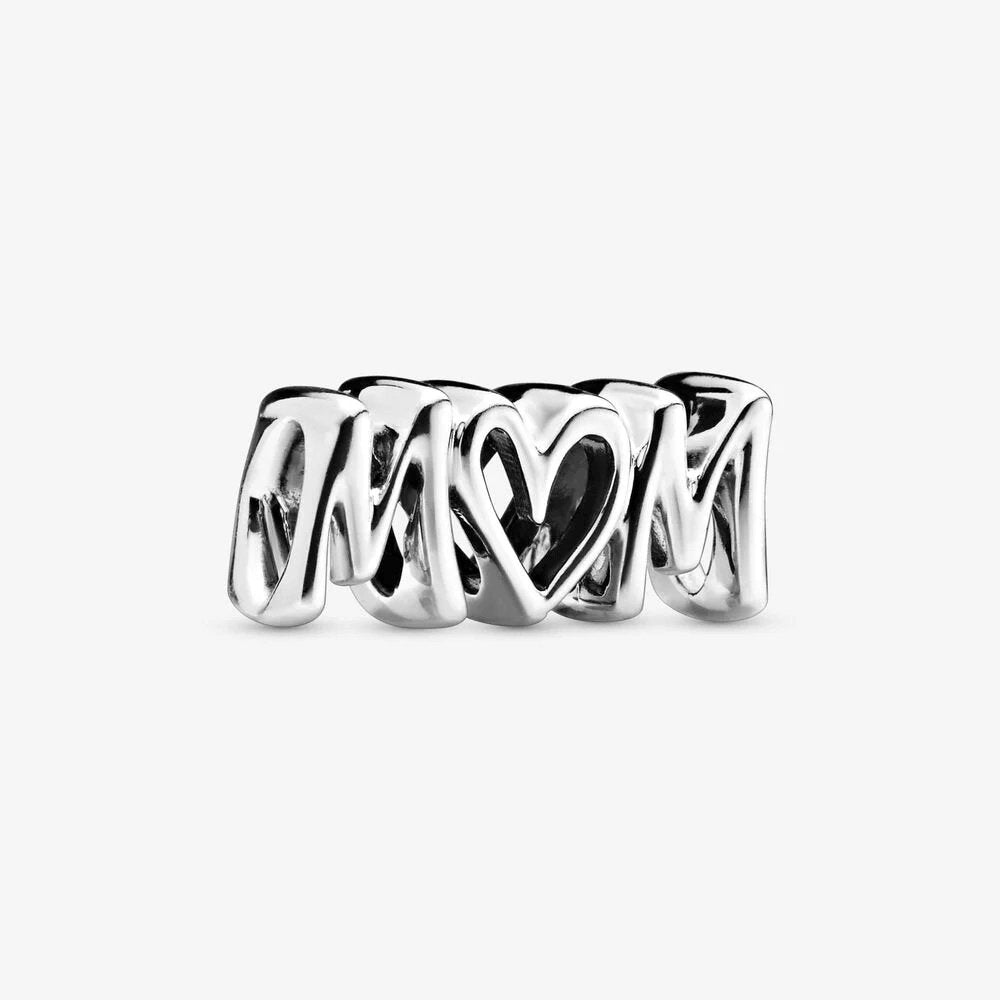 Charm Pandora con scritta Mamma - 797778 - Simmi gioiellerie -Charm