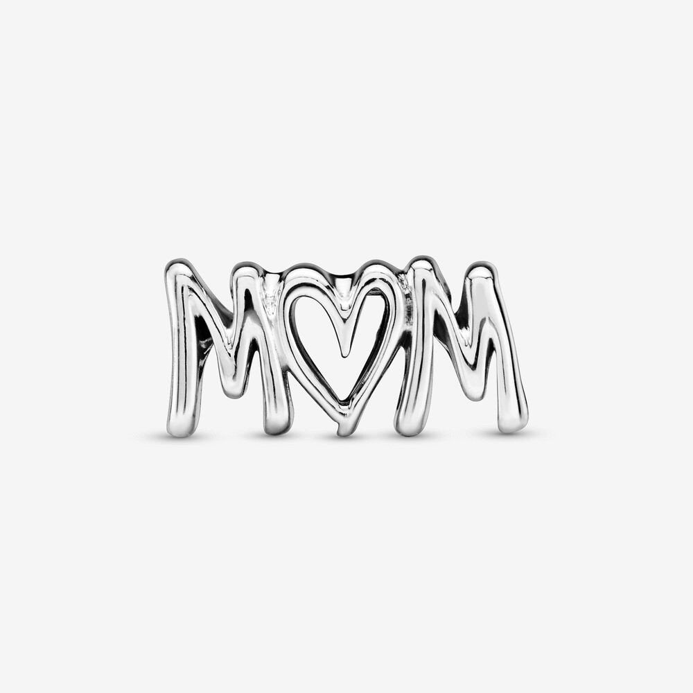 Charm Pandora con scritta Mamma - 797778 - Simmi gioiellerie -Charm