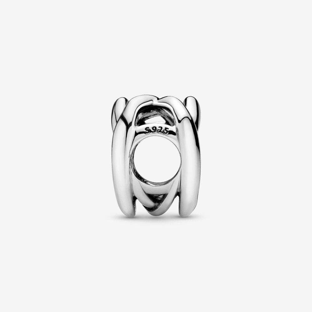 Charm Pandora Cuore intrecciato - 798081 - Simmi gioiellerie -Charm